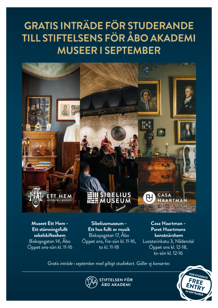 Gratis inträde för studerande i september